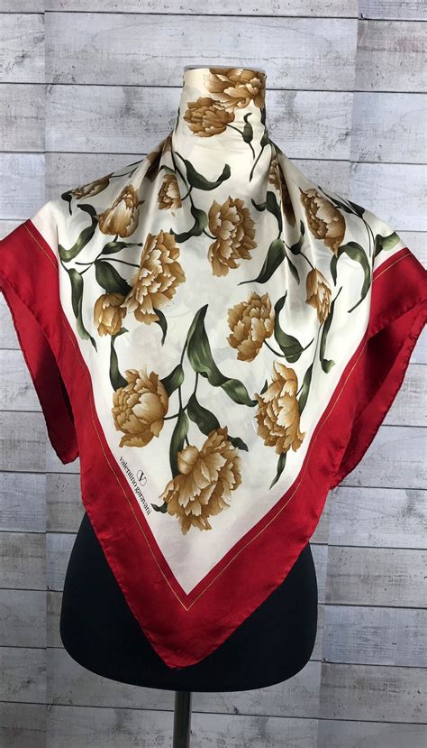 valentino silk scarf